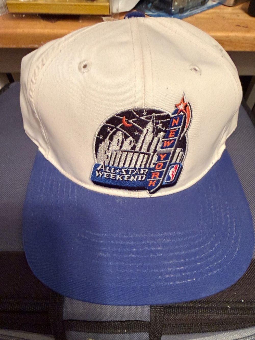 All-Star Weekend Two-Tone White & Blue Baseball Hat